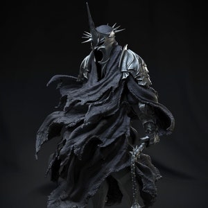 Figura in resina del Re Stregone di Angmar: kit modello non verniciato/verniciato (150-360 mm)