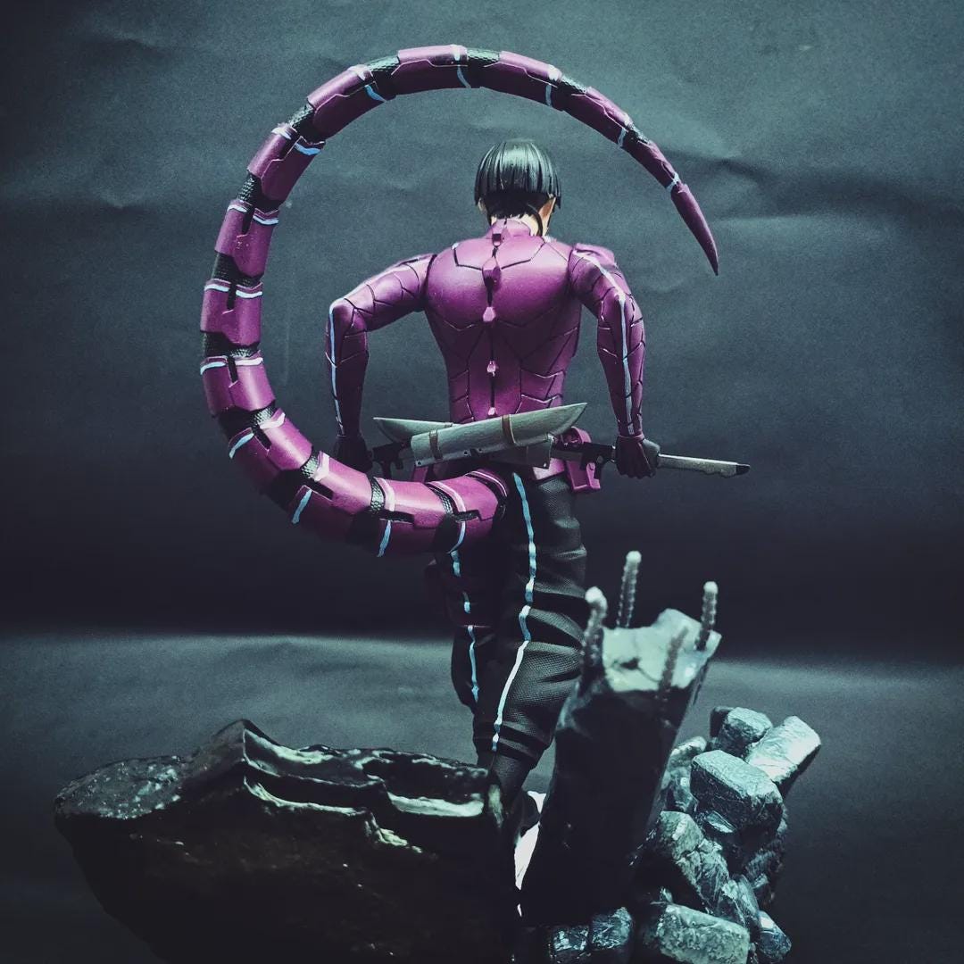 保科宗四郎 ガレージキット 怪獣10号フィギュア レジン製組立塗装済み