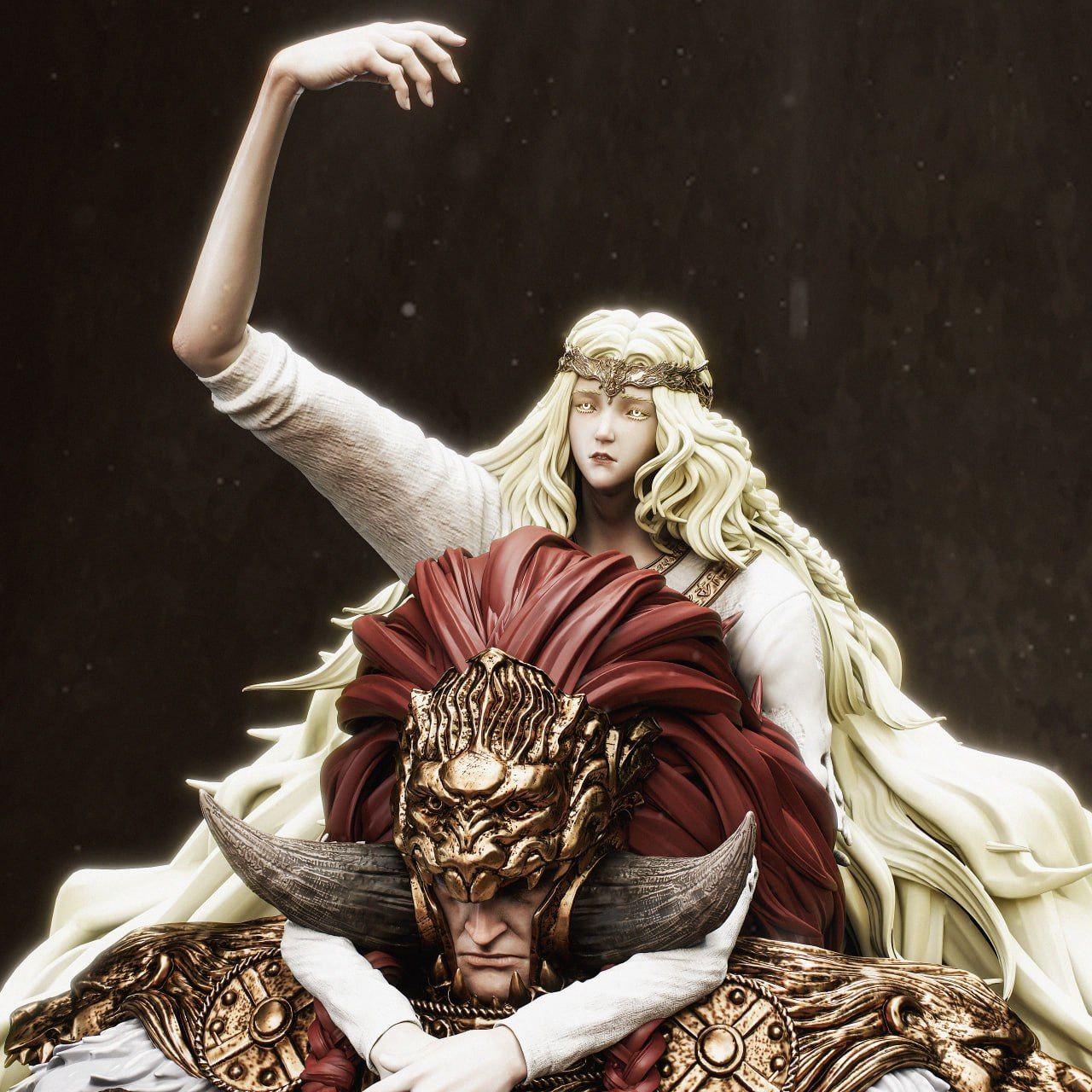 エルデンリング★腐敗騎士★ガレージキット★塗装済み完成品 エルデンリング☆腐敗騎士☆ガレージキット☆塗装済み完成品