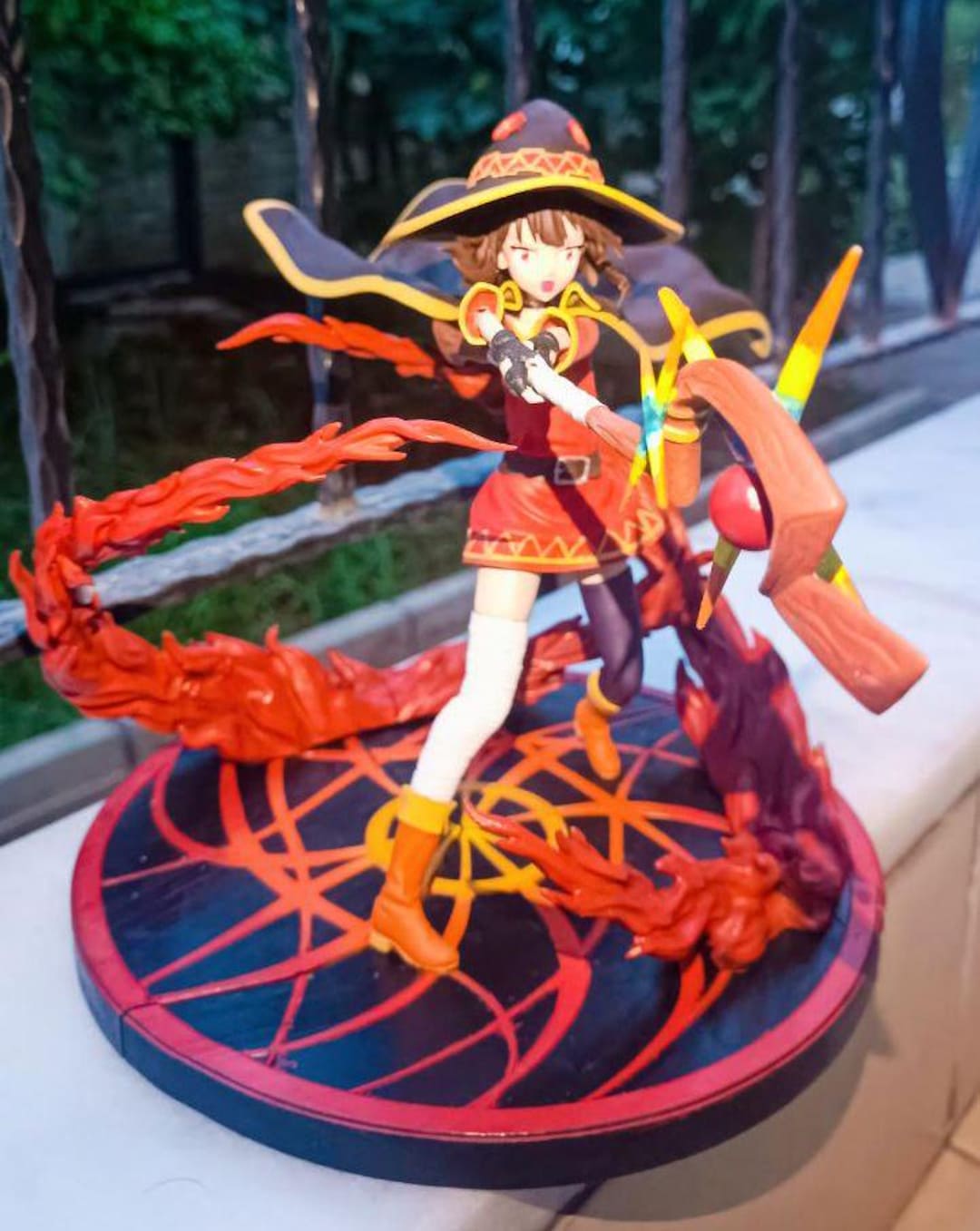 めぐみんフィギュア：このすば 14Kレジン製 塗装済み/未塗装