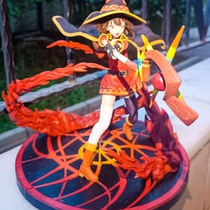 Megumin Figure: Konosuba 14K Resin, Painted/Unpainted Model Kit