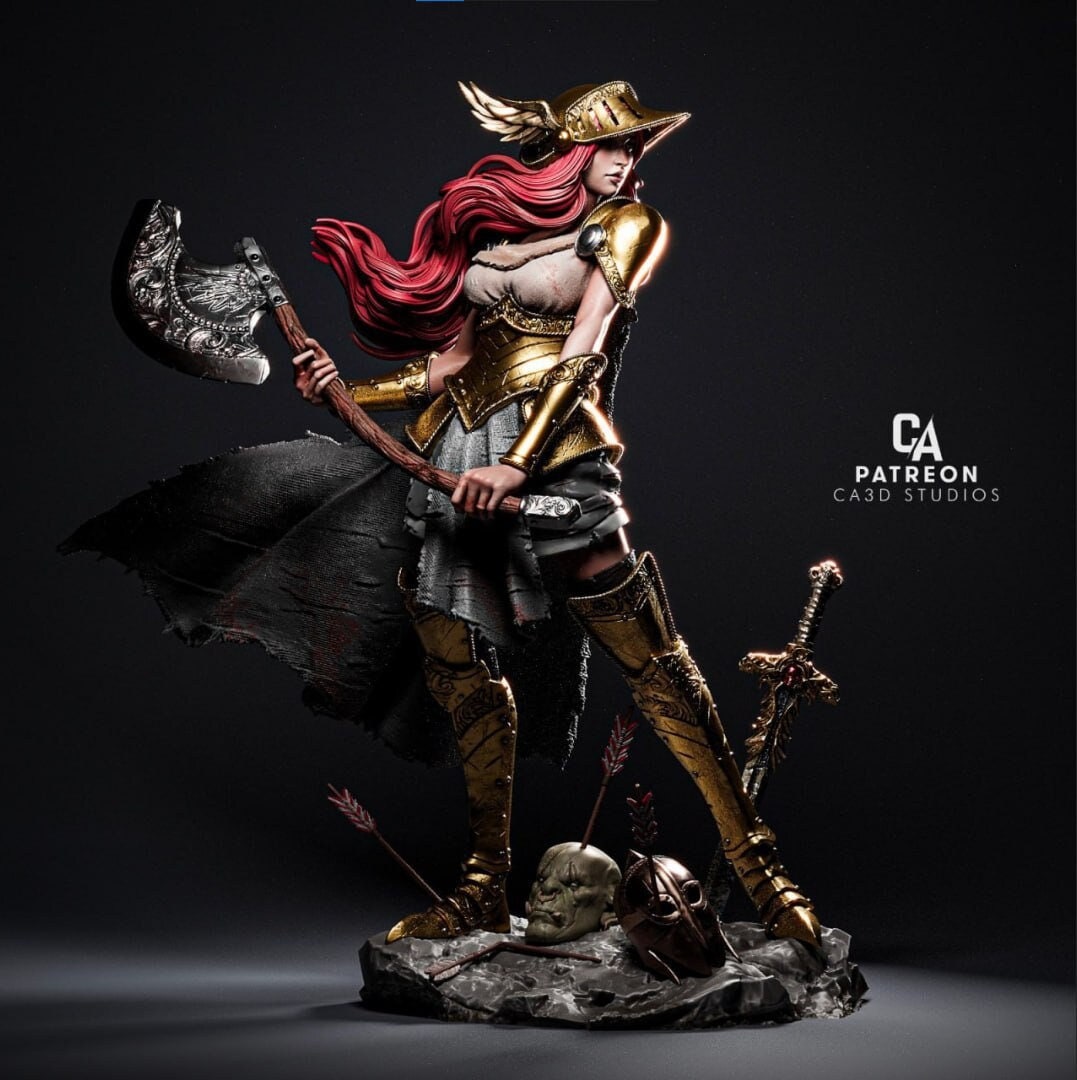 ヴァルキリー マレニア フィギュア 塗装済み/未塗装レジンモデルキット