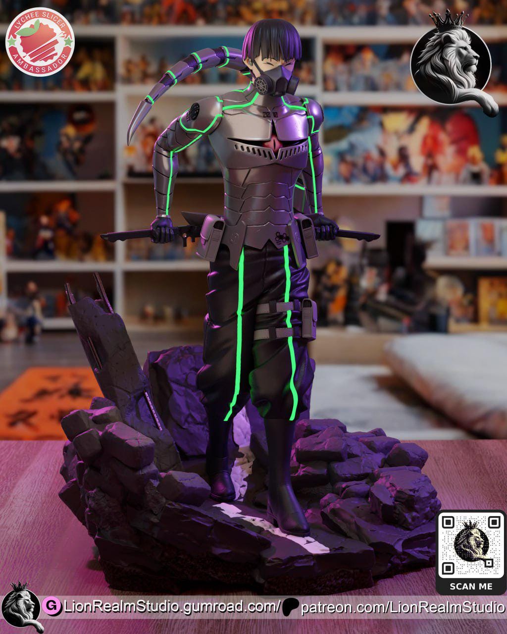 Soshiro Hoshina Garage Kit: Kaiju No. 10 Figure - Resin Assembly