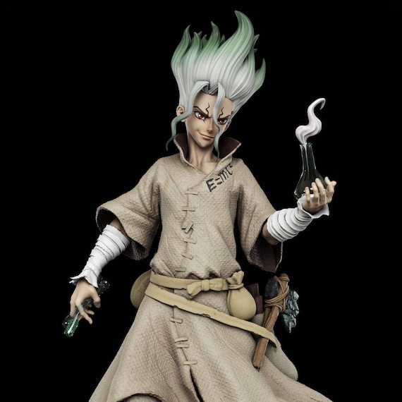 Dr. Stone, Senku Ishigami Figure: Unpainted Garage Kit - Etsy