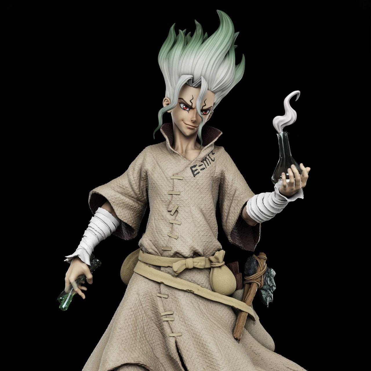 Dr. Stone, Senku Ishigami Figure: Unpainted Garage Kit - Etsy