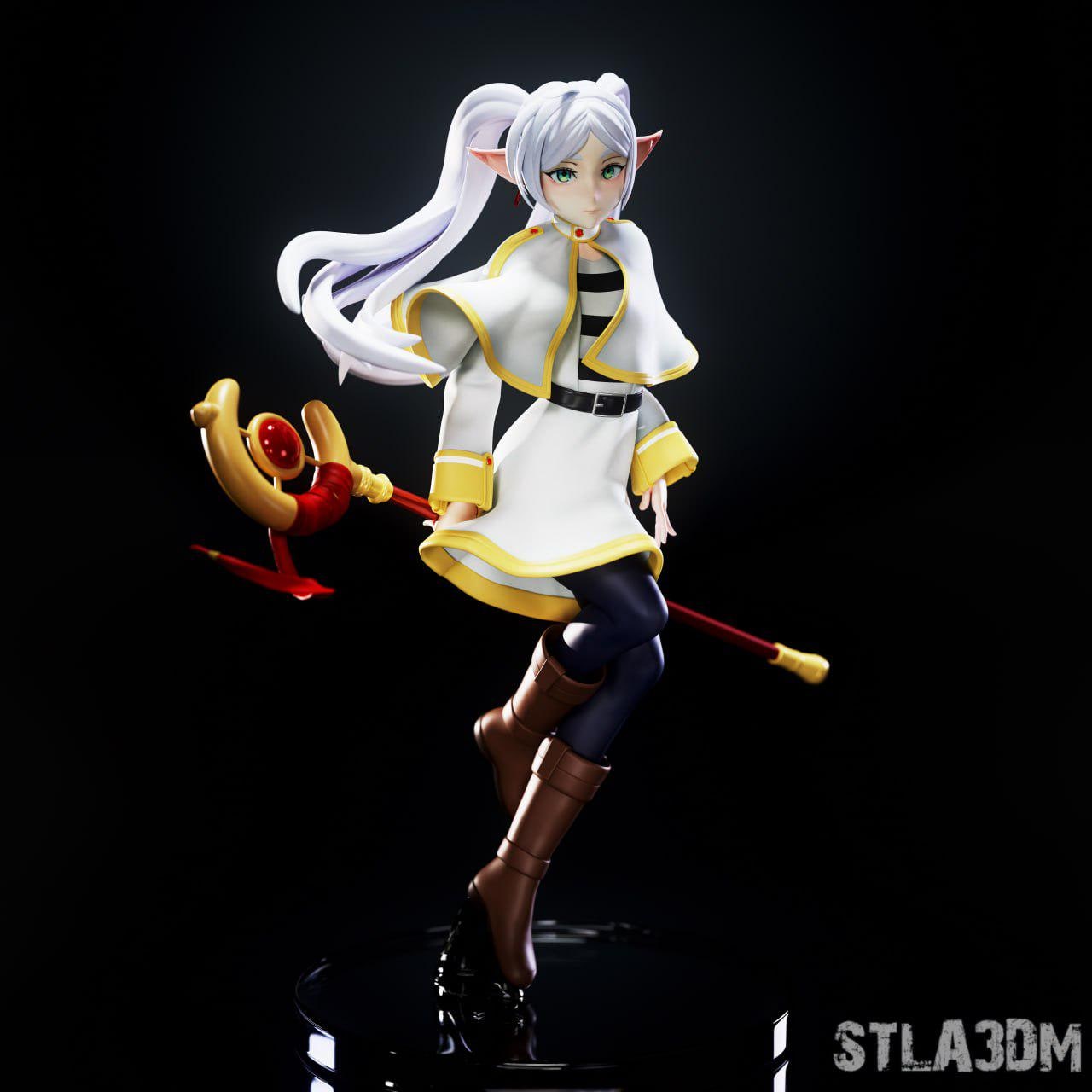 フリーレンフィギュア：旅の終わりの彼方、塗装済み未塗装レジン製