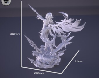 アルレッキーノ - 原神レジンフィギュア：塗装済み未塗装ガレージ