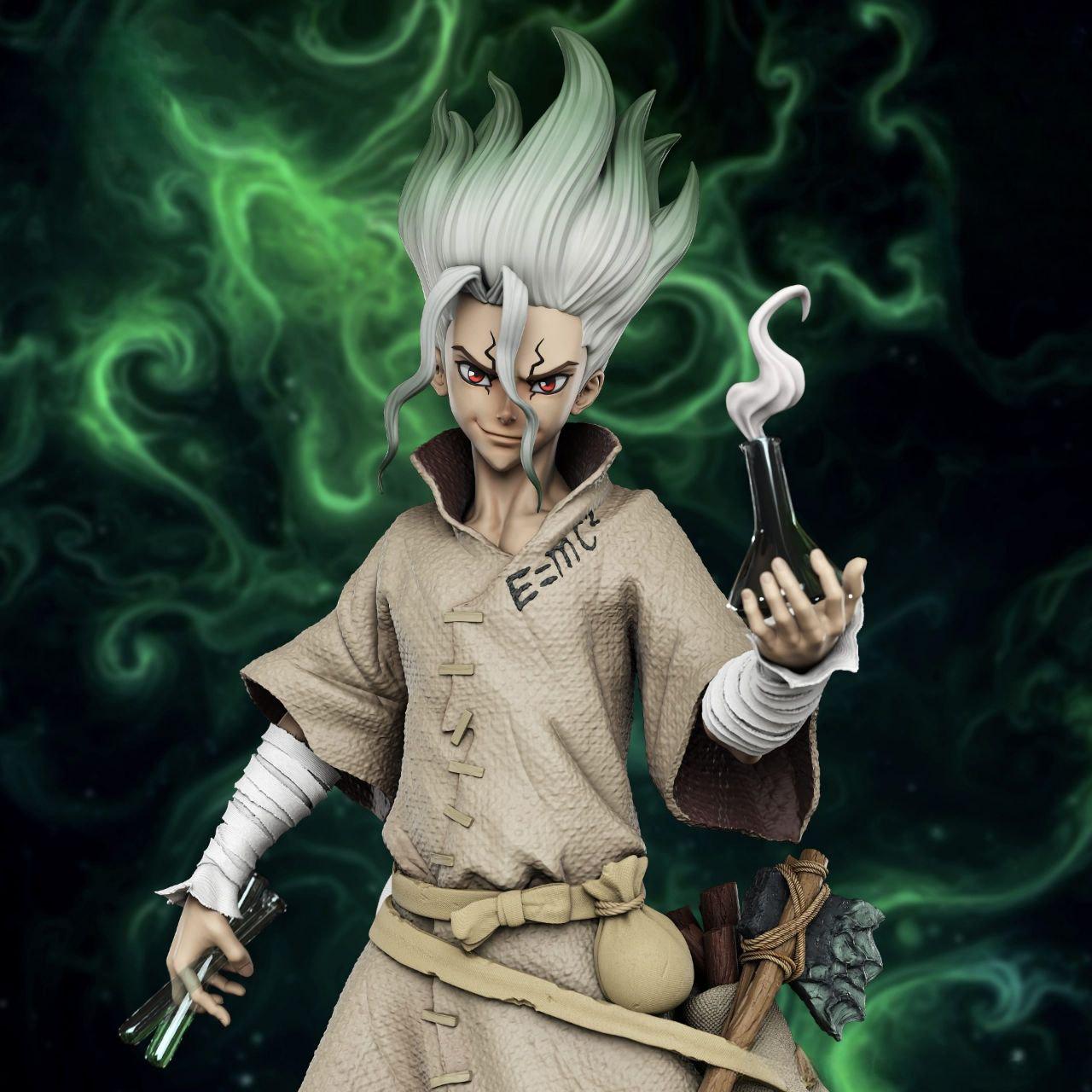 Dr. Stone, Senku Ishigami Figure: Unpainted Garage Kit - Etsy