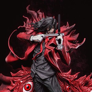 Alucard Figure: Dracula  Hellsing, Painted Unpainted Model Kit