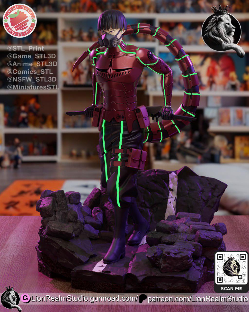 保科宗四郎 ガレージキット 怪獣10号フィギュア レジン製組立塗装済み