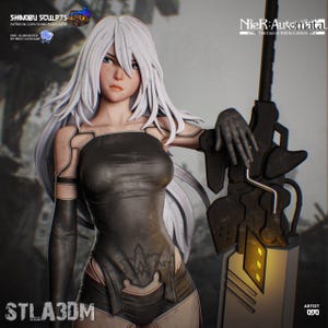NieR: Automata YoRHa A2 Figure - Unpainted/Painted  Resin Garage Kit