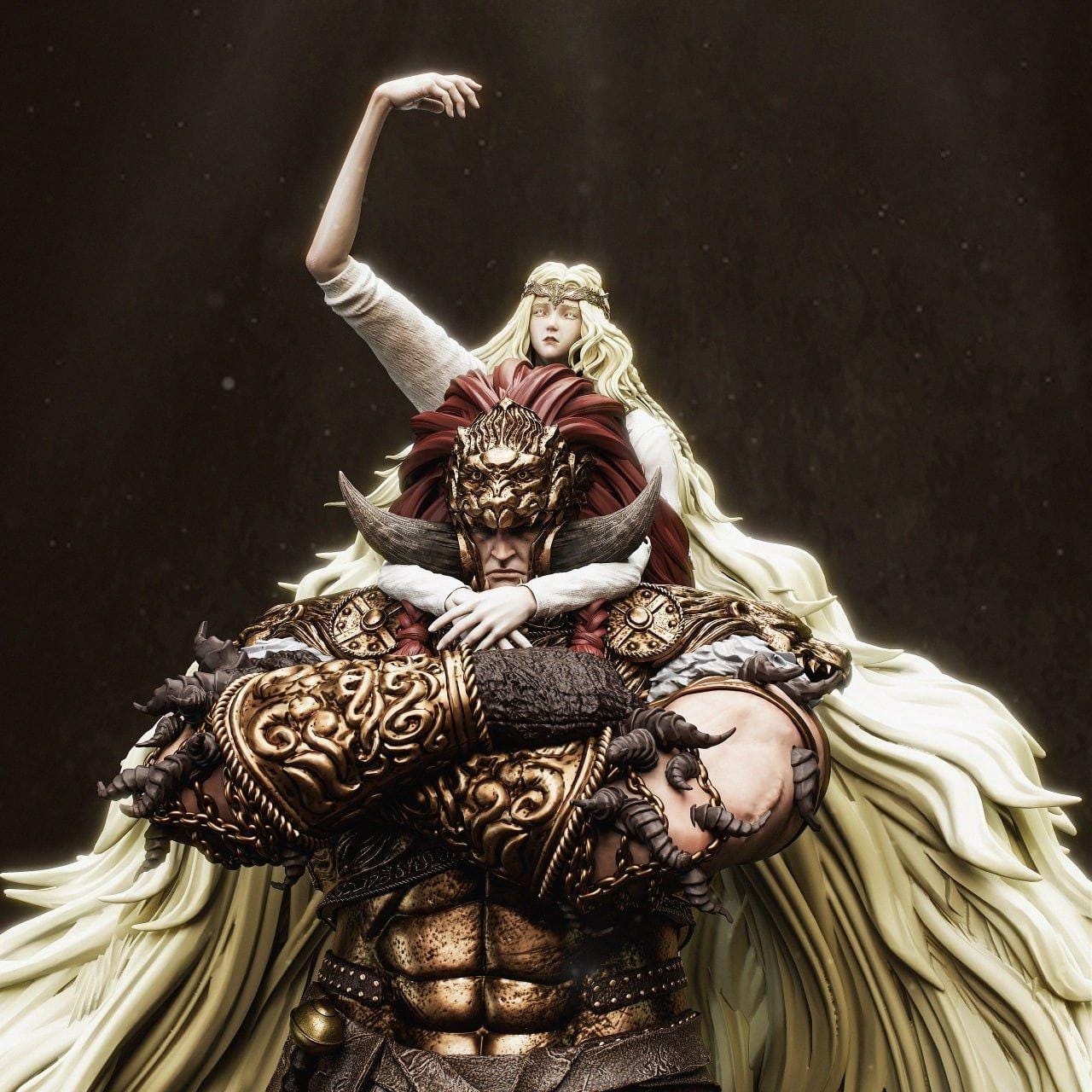 エルデンリング コンソート ラダーン with ミケラ フィギュア ガレージ