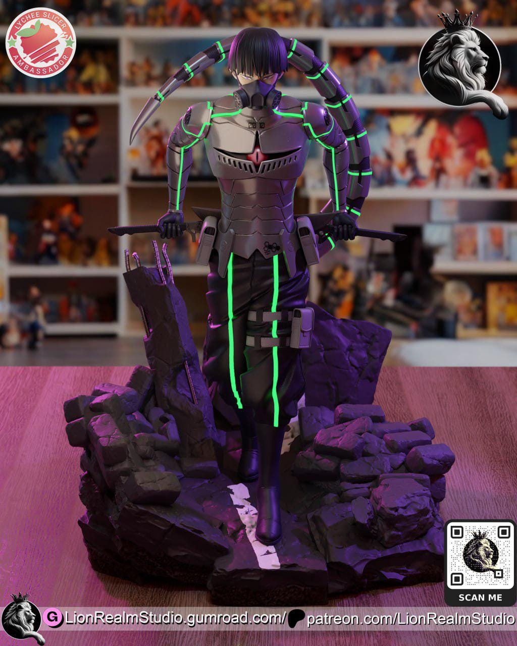 保科宗四郎 ガレージキット 怪獣10号フィギュア レジン製組立塗装済み