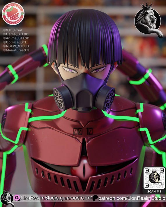 保科宗四郎 ガレージキット 怪獣10号フィギュア レジン製組立塗装済み