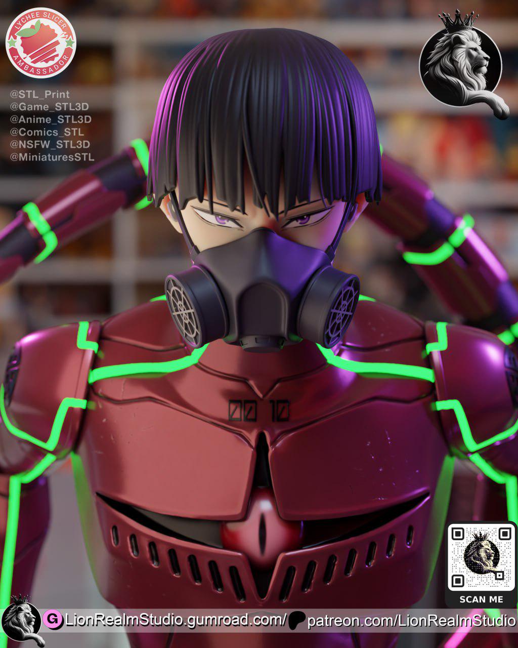 保科宗四郎 ガレージキット 怪獣10号フィギュア レジン製組立塗装済み