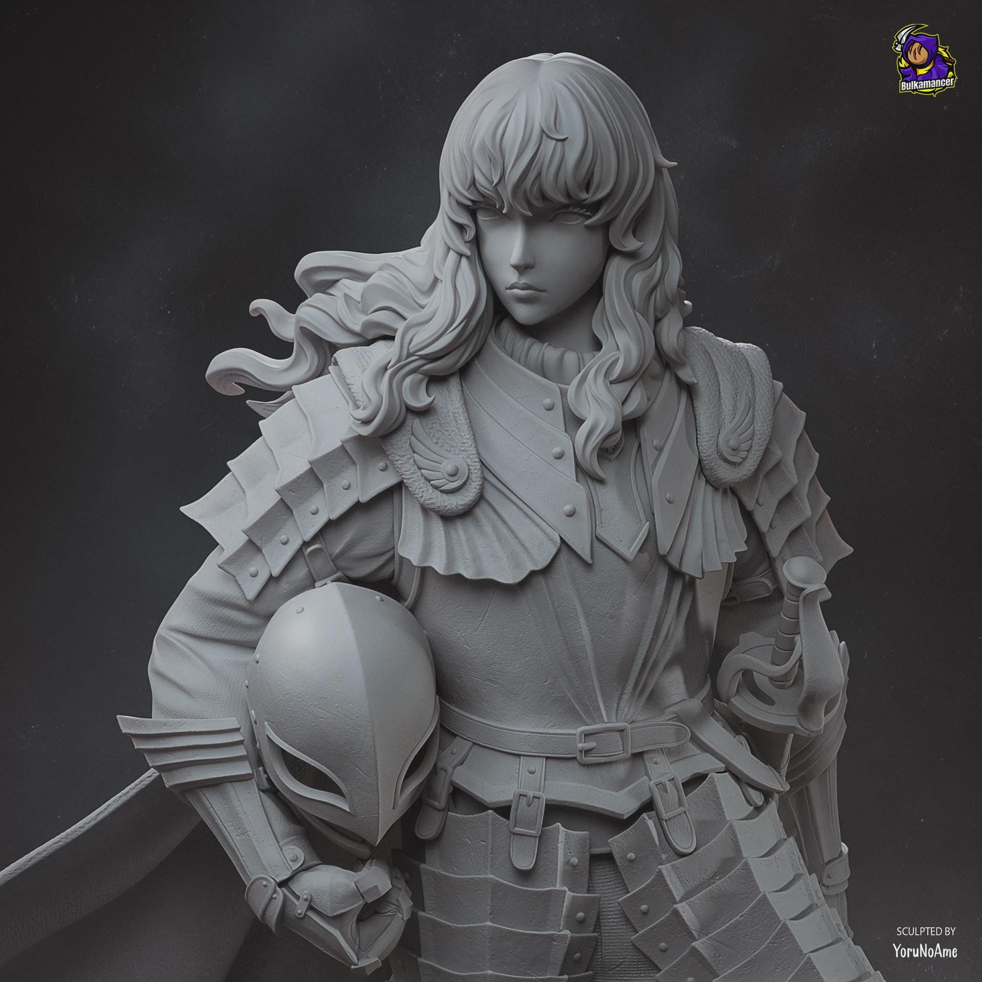 1/6　未塗装未組立　フィギュア　ガレージキット　【 グリフィス ベルセルク 】 ベルセルク：グリフィスガレージキット - 塗装済み・未塗装 1/8