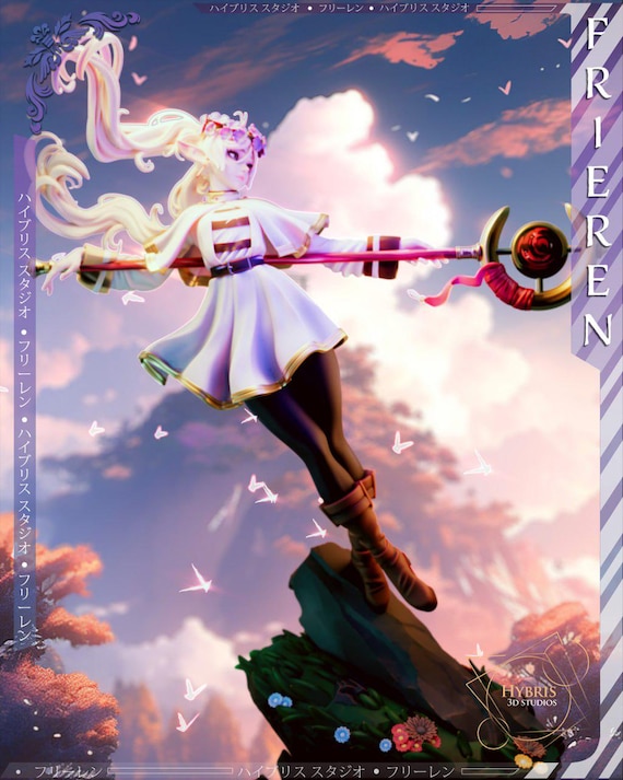 フリーレンフィギュア：旅の終わりの彼方、塗装済み未塗装レジン製