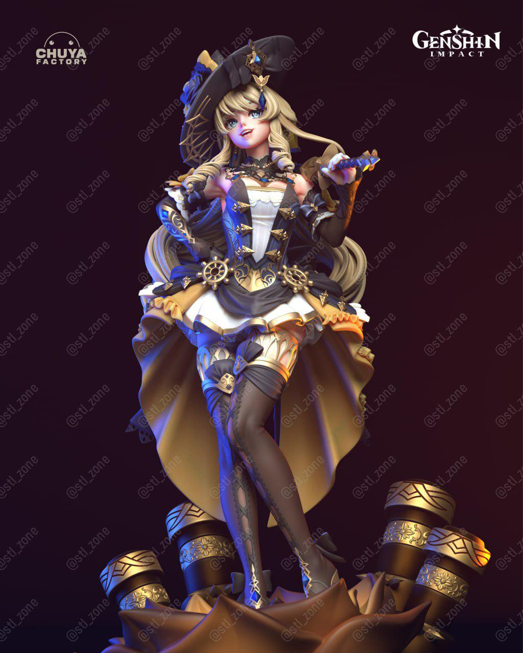 ナヴィア フィギュア: アニメゲーム 塗装済み未塗装モデル - 組み立て