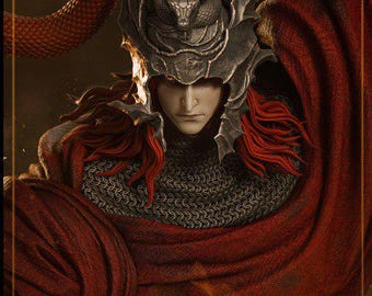 Elden Ring Messmer the Impaler  Figure Unpainted Model - Garage Kit Assembly Kit 14 k print quality