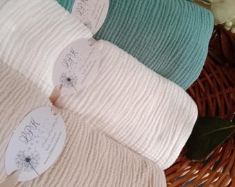 LPK - Breathable, light Muslin Adult Blanket. Quick Ship