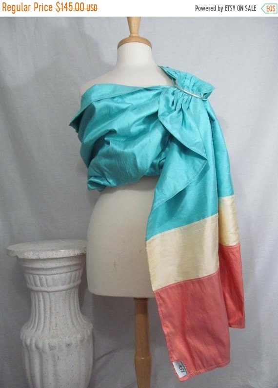 dupioni silk ring sling