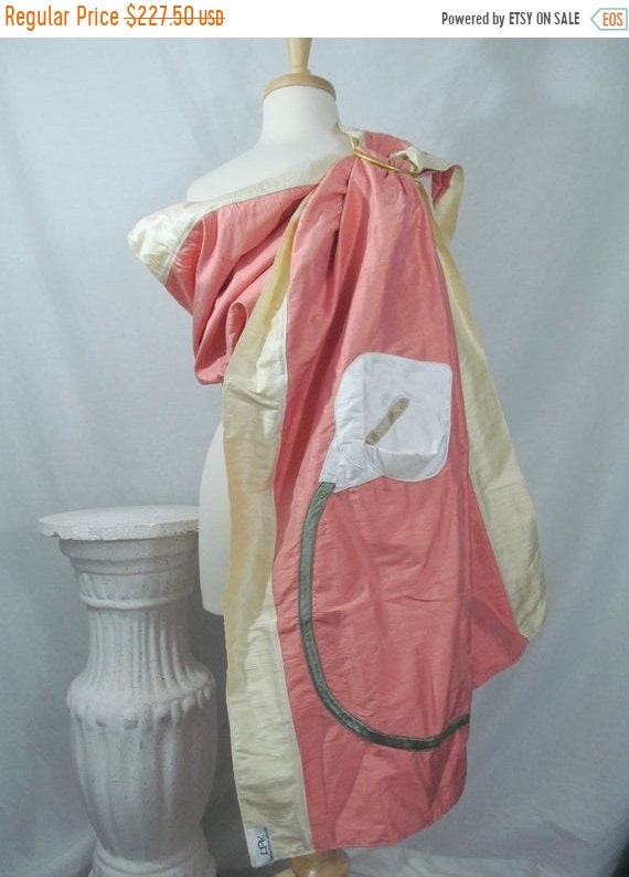 dupioni silk ring sling