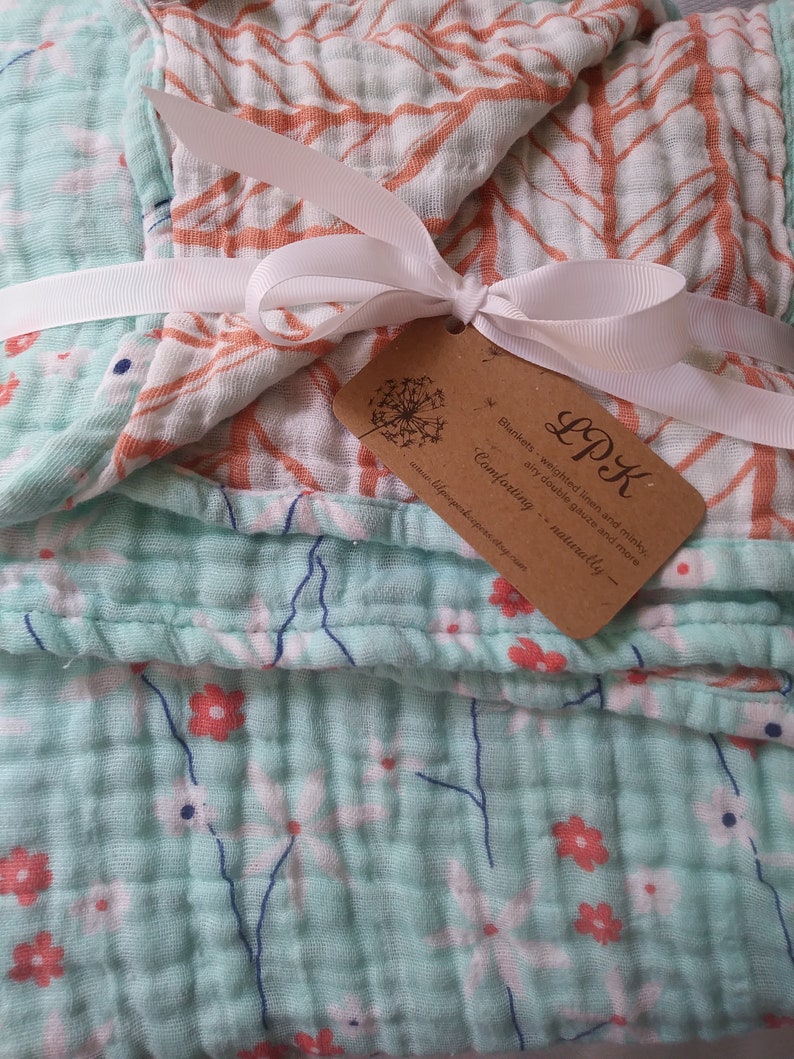 WHOLESALE 5 Muslin Adult Blankets 4 Layer REVERSIBLE 47 x Etsy