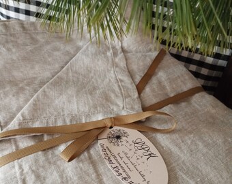 READY to SHIP Oversized KING linen bedspread, coverlet