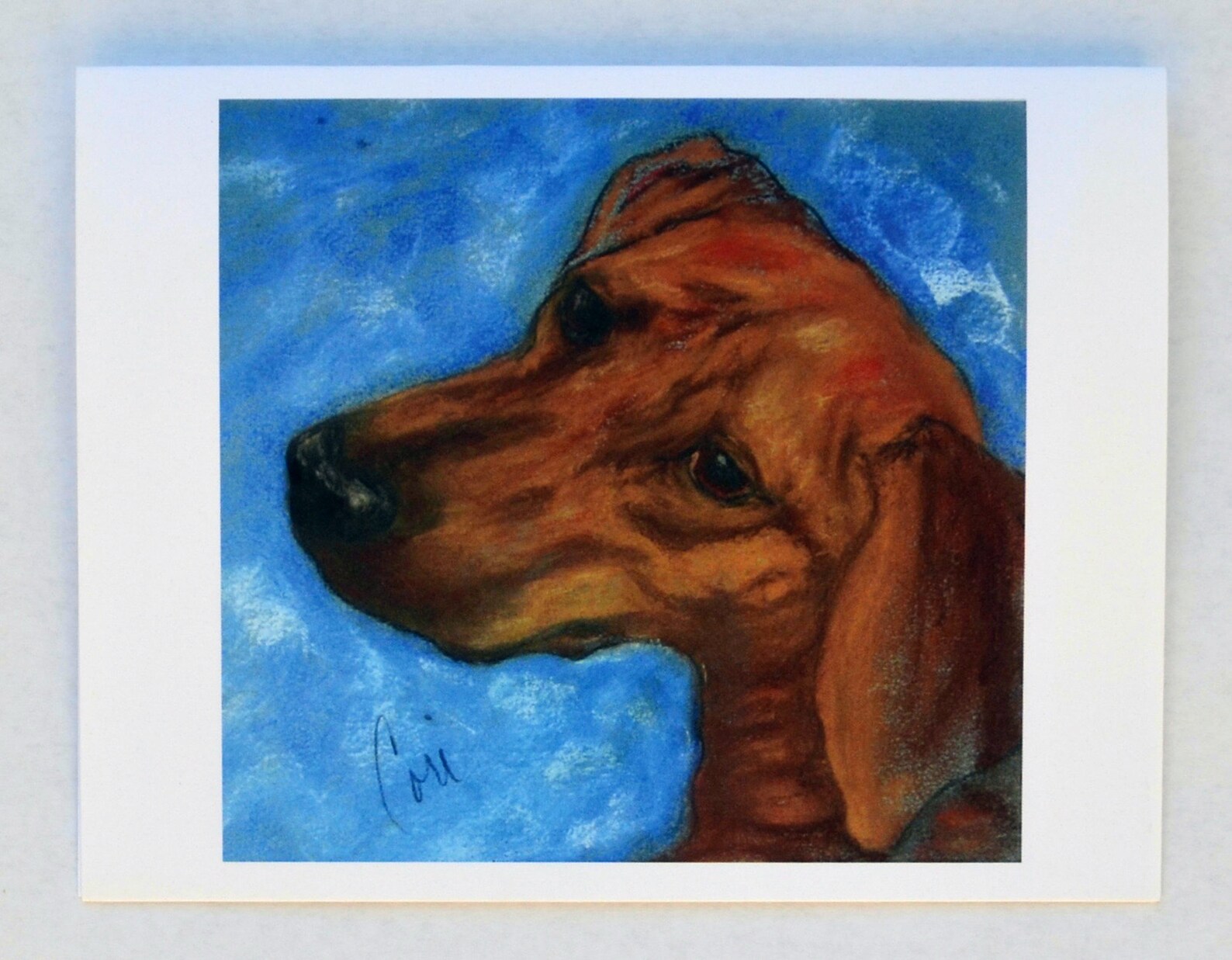 Rhodesian Ridgeback Dog Art Note Cards by Cori Solomon - Etsy