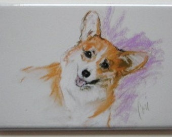 Pembroke Welsh Corgi Dog Art Magnet By Cori Solomon