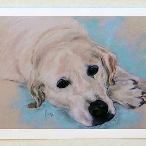 Biglietti d'auguri con l'arte del cane Labrador Retriever di Cori Solomon