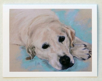 Labrador Retriever Dog Art Note Cards By Cori Solomon