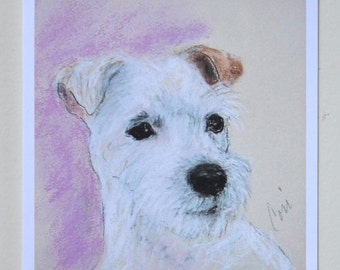 What A Riot Rough Coated Jack Russell Terrier Dog Art Note Cards By Cori Solomon