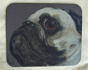 Fawn Pug Art Mouse Pad by Cori Solomon