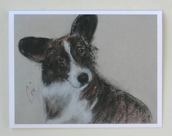 Cardigan Welsh Corgi Dog Art Note Cards By Cori Solomon