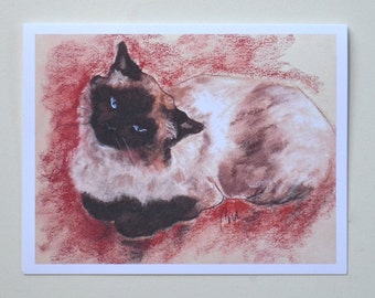 Ragdoll Cat Art Note Cards By Cori Solomon