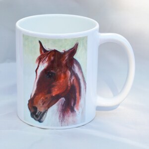 Bay Horse Art Mug by Cori Solomon