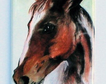 Chestnut Horse Art Magnet By Cori Solomon