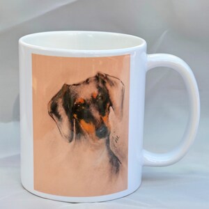 Dachshund Dog Art Mug by Cori Solomon