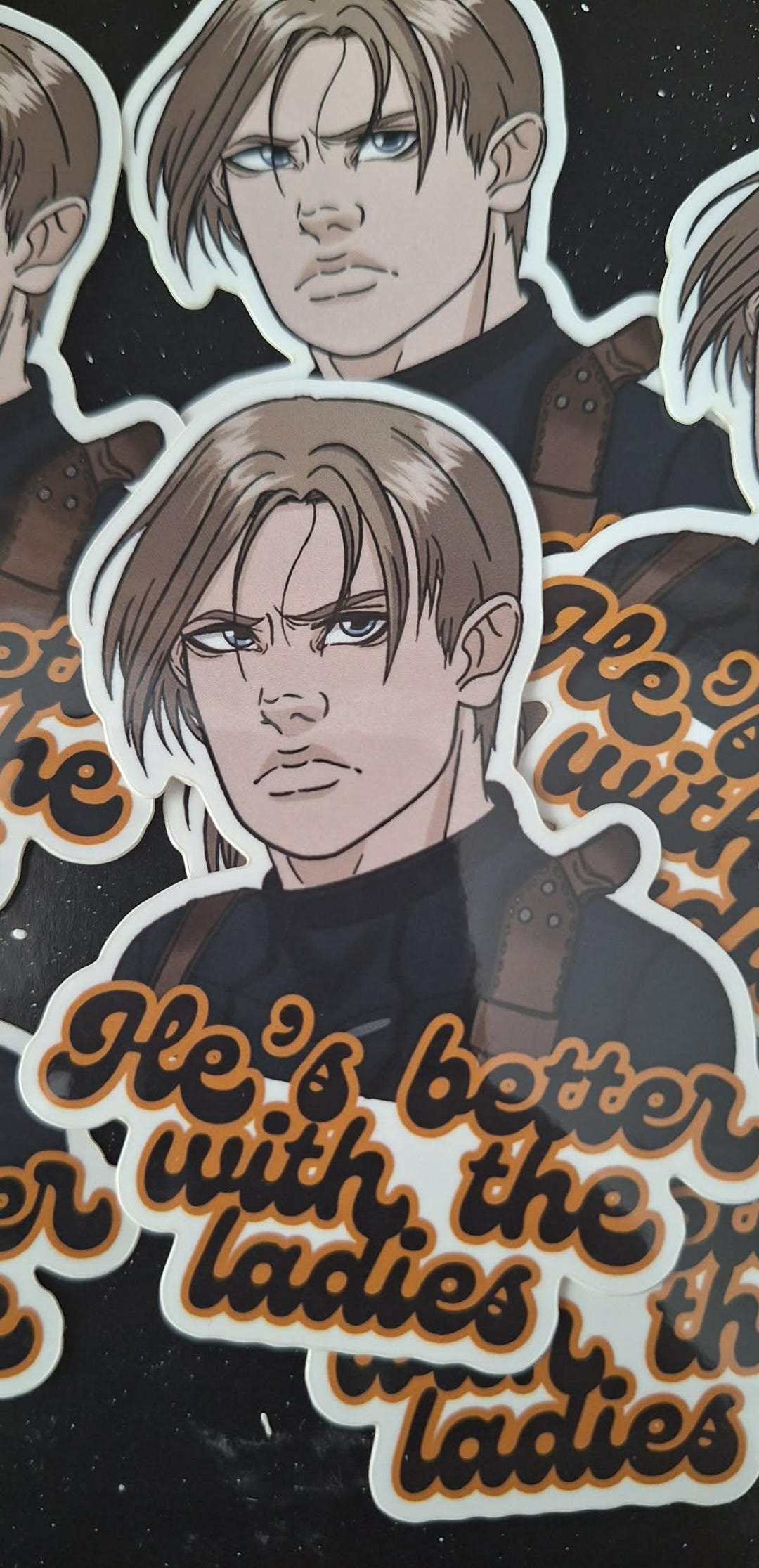 RE4 Leon Sticker - Etsy