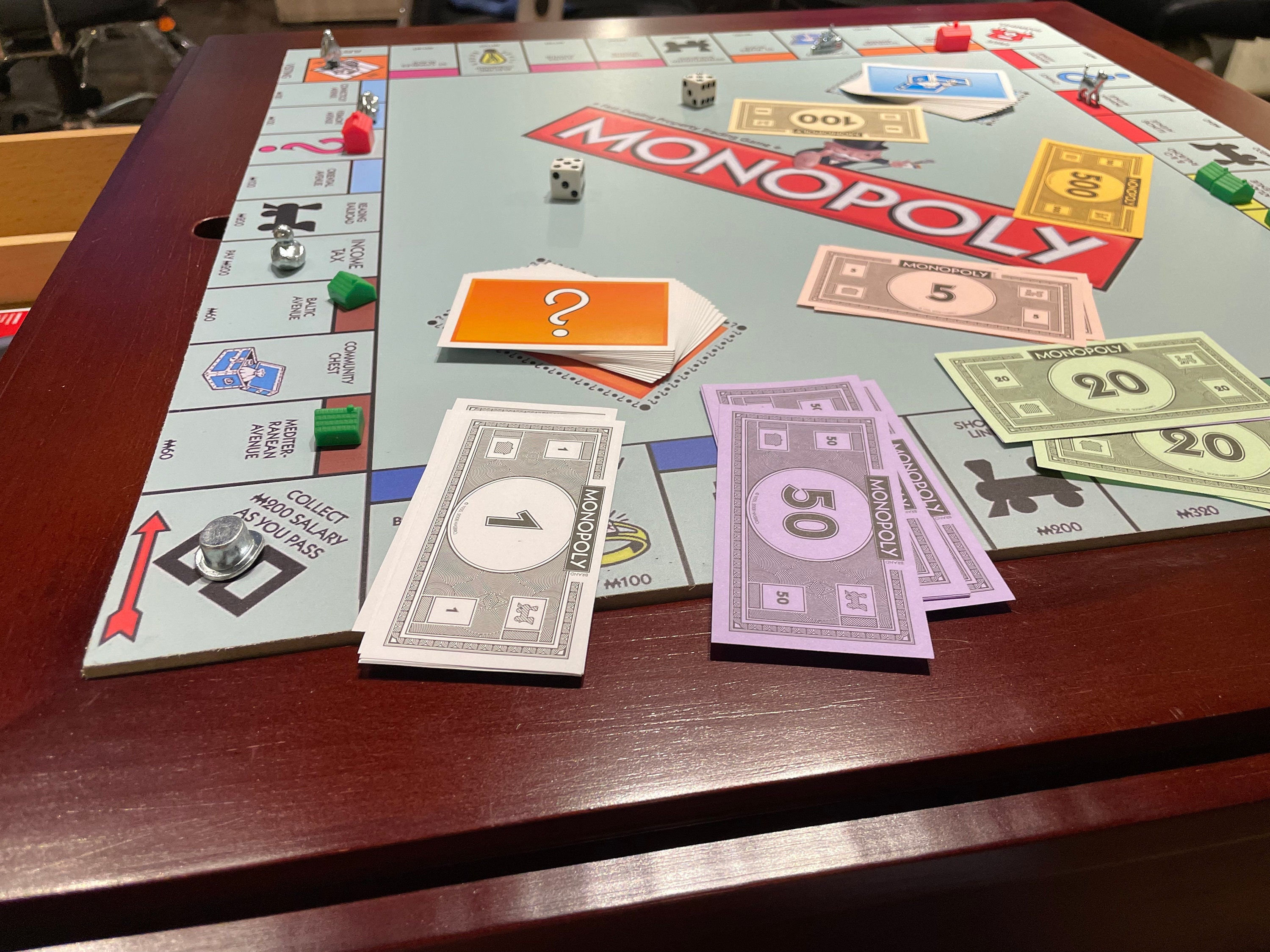 Multi-game Table, Monopoly, Scrabble, Sequence, Chess, Checkers, Cluedo ...