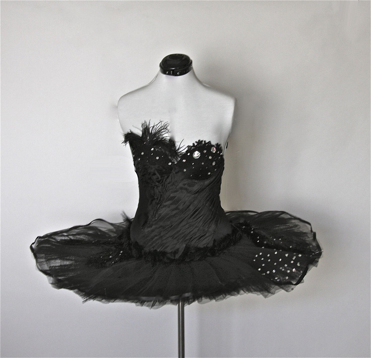 Black Swan Costume With Wings Etsy