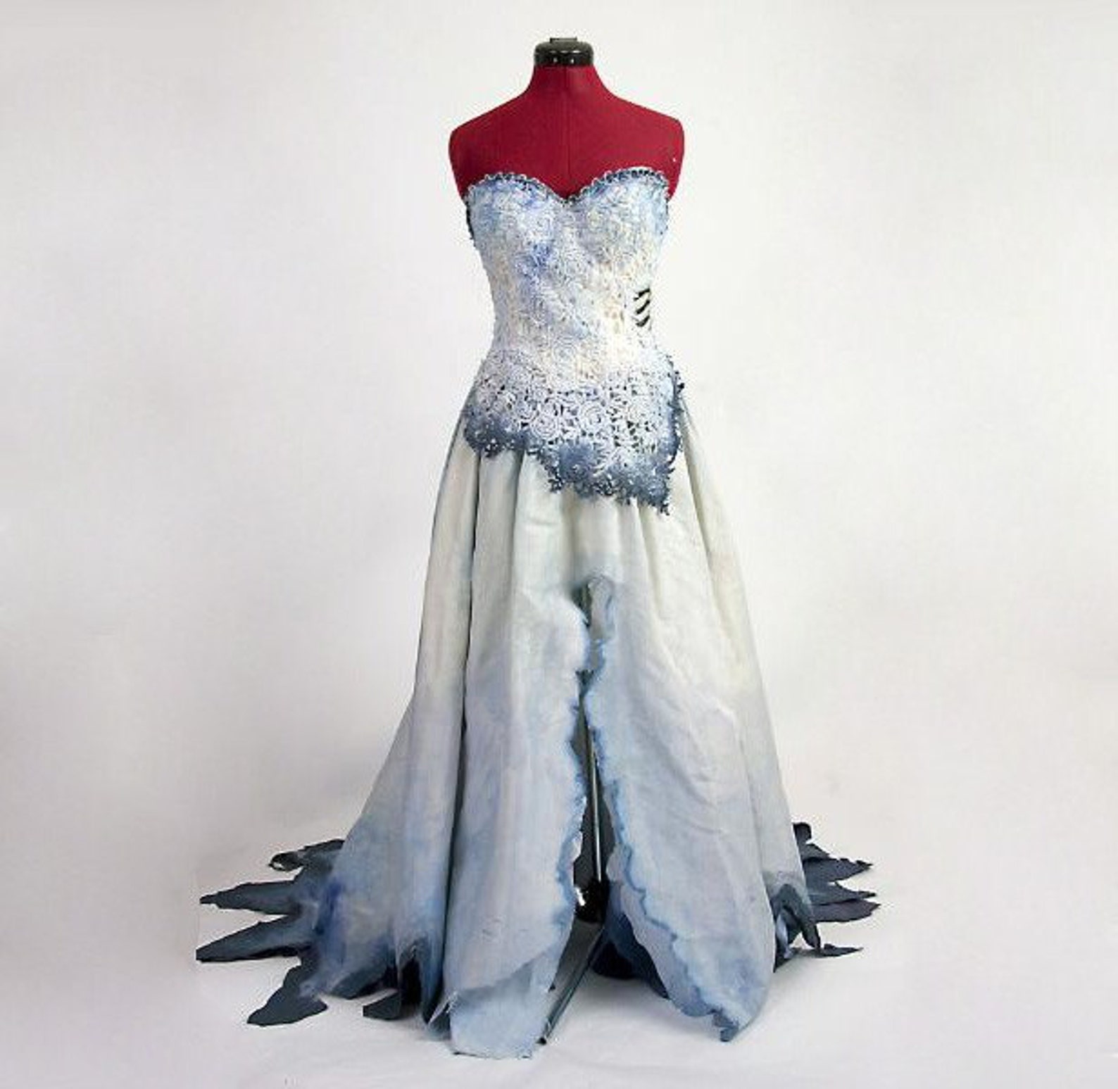 Corpse Bride Costume Based on Tim Burton movie Made to afbeelding 0.