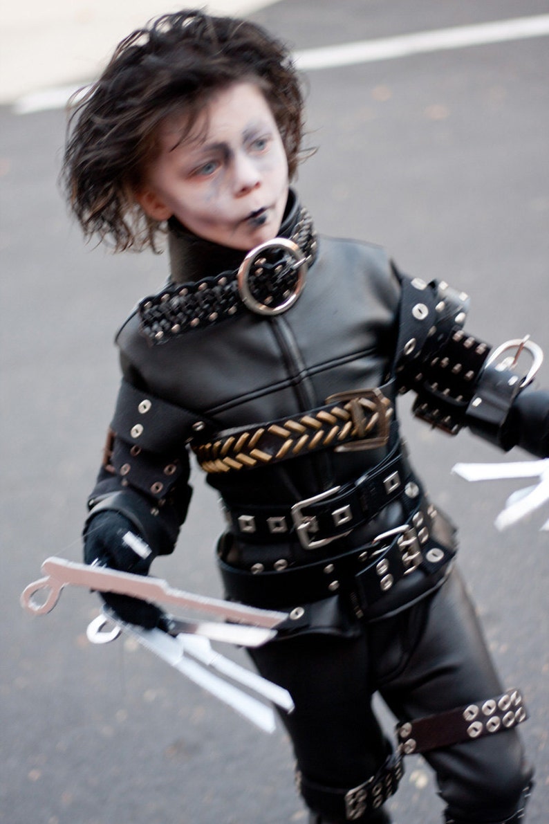 Tim Burton children's costumes Edward Scissorhands or | Etsy