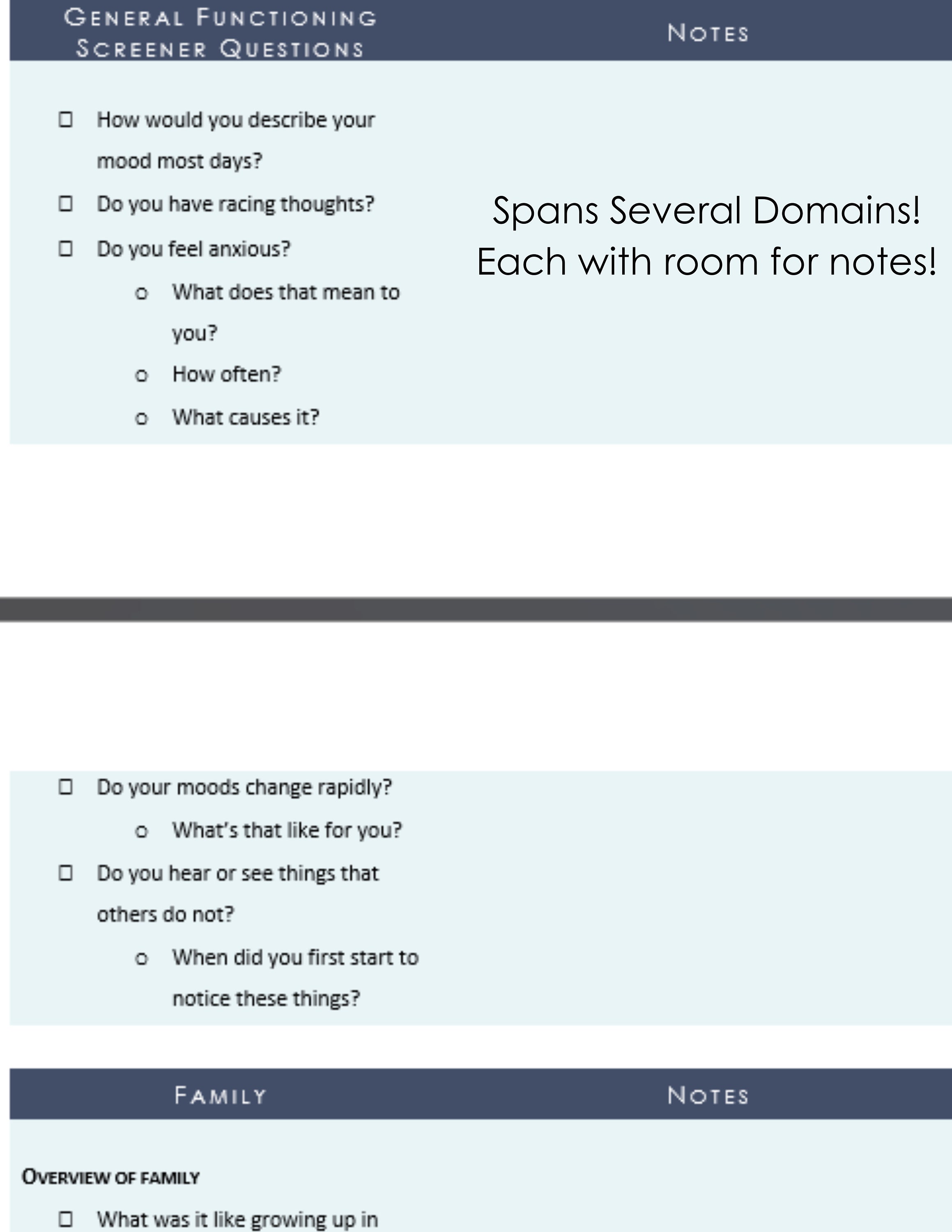 Clinical Interview + Clinical Intake Templates - Etsy