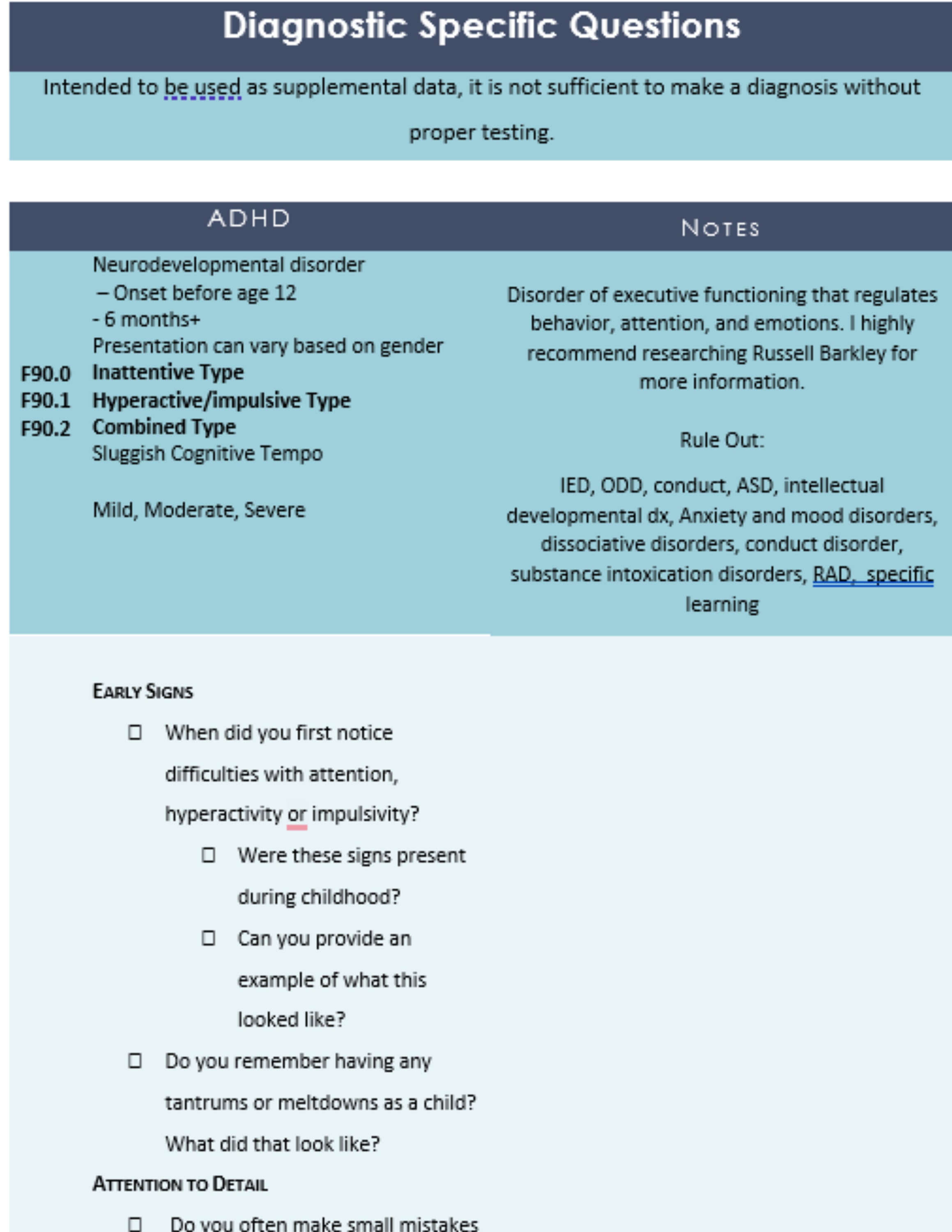 Clinical Interview + Clinical Intake Templates - Etsy