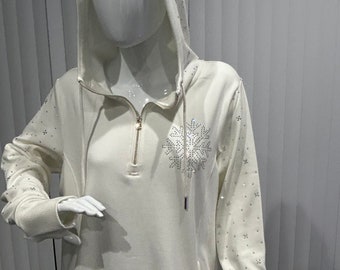 Winter Snowflake Style Hoodie