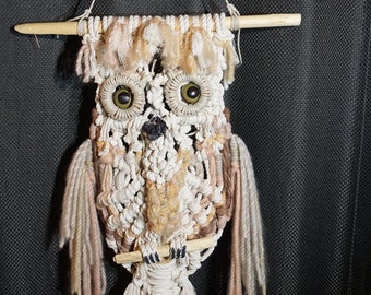 Macrame Hanging Large Sized Owl