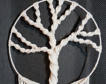 Medium Macrame Tree of Life, Wall Hanging Decor, Boho Style
