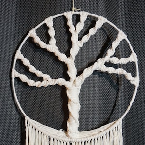 Medium Macrame Tree of Life, Wall Hanging Decor, Boho Style